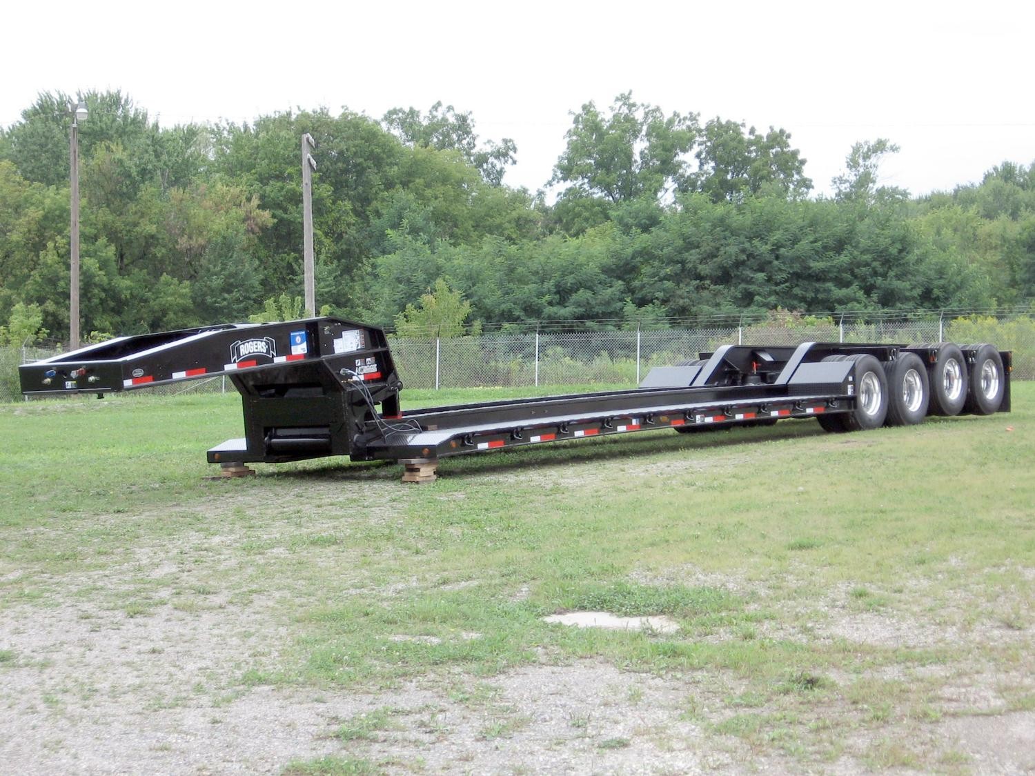 4-axle lowbed deck